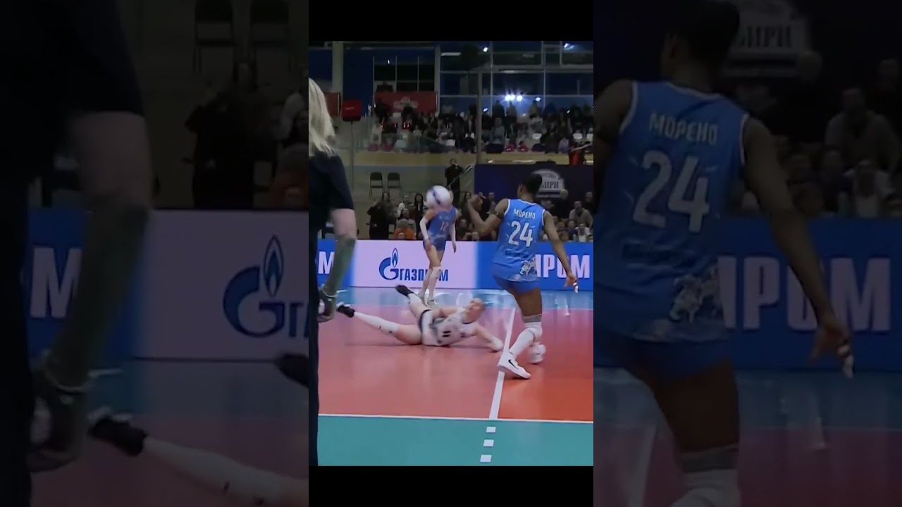 Insane Libero Save😮Omichka vs. Korabelka #PariSuperLeague#volleyru#VolarVL-100