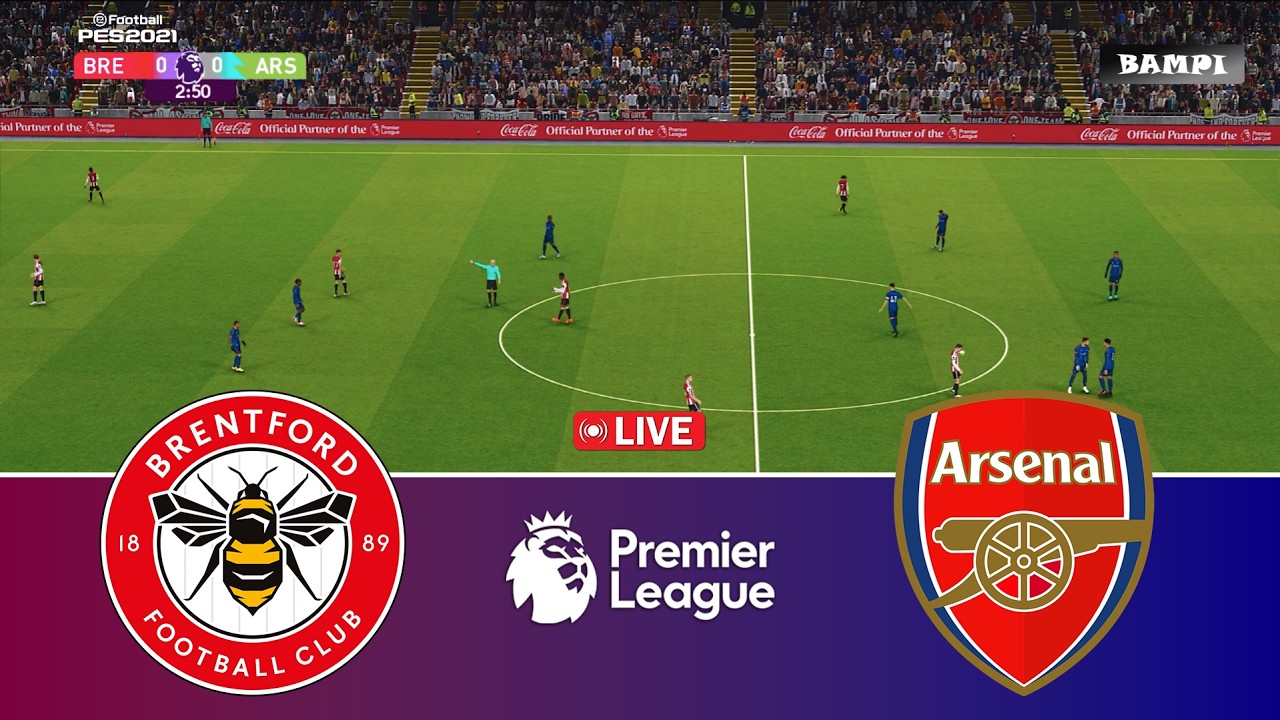 🔴Brentford vs Arsenal - Premier League 2025/26 - Video Game Simulation
