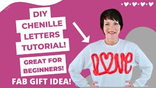 How to Create Faux Chenille Letters - Embroidery for Beginners - DIY STONEY  CLOVER 