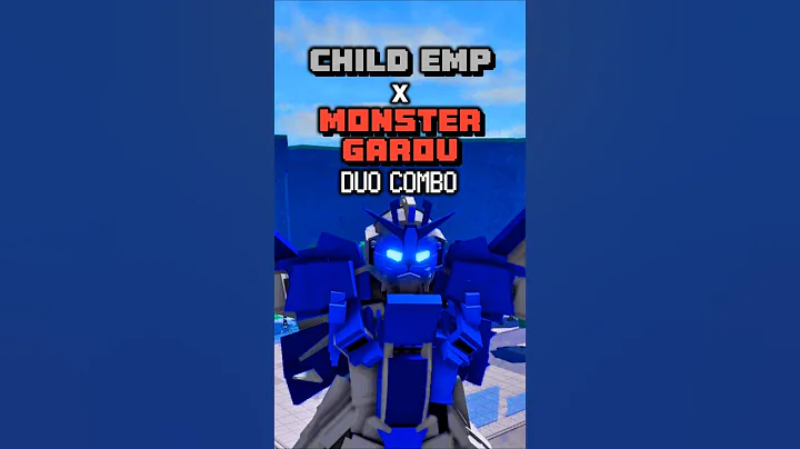 Monster Garou X Child Emperor Combo in TSB #thestrongestbattlegrounds #roblox #pvp