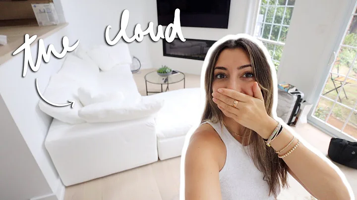 MY CLOUD COUCH IS HERE!! Furniture is finally arri...