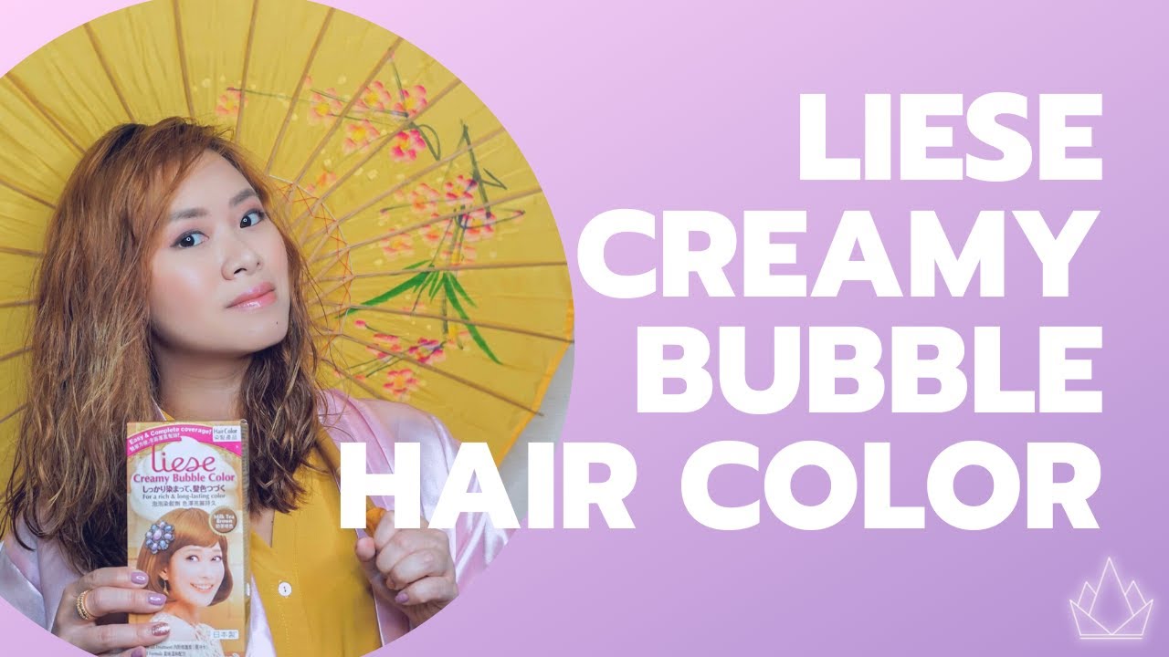 Liese CREAMY BUBBLE COLOR Review YouTube
