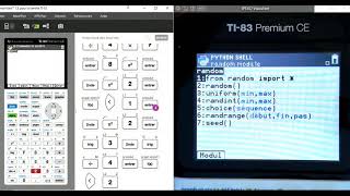 Utiliser la console (Shell) de l'application Python pour la calculatrice TI-83 Premium CE