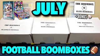 BEAUTIFUL CRACKED ICE! 😮🔥 July's Elite, Platinum, & Mid-End Football Boomboxes