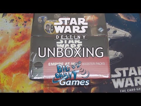 star wars destiny empire at war booster box Unlimited Ashes of the (ASH) Prerelease Kit Gameshop of Empire at War emulates the chaos found in the Star Wars galaxy during its darkest times with themes that disrupt your opponents board and decimate their best laid plans Star Wars: Unlimited - Ashes