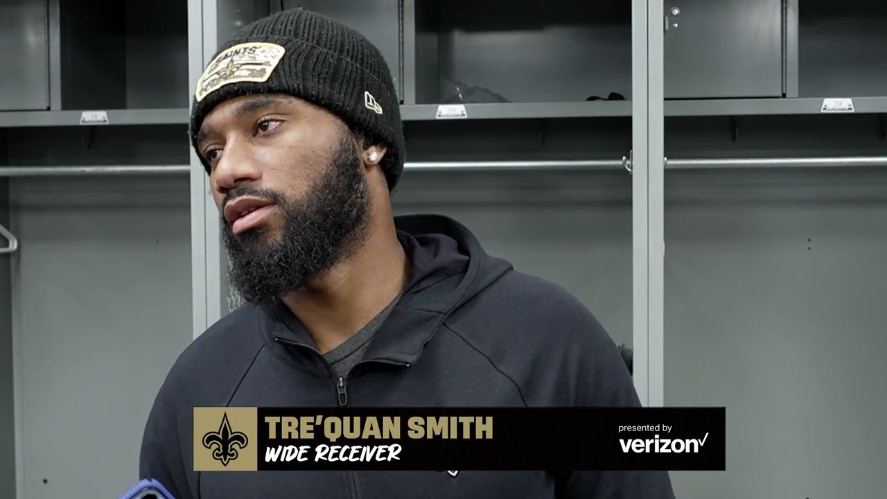 Tre'Quan Smith | Saints Cardinals 2022 Week 7 Postgame Interview
