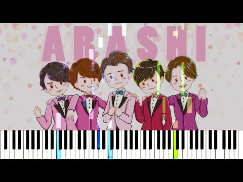 【Piano】A・RA・SHI／嵐　嵐デビュー20周年記念