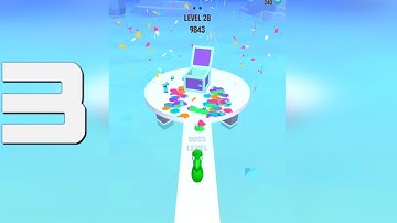 Fire Balls 3D Hit The Stack Gameplay Walkthrough | Level 21-30 | IOS, Android