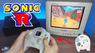 Sonic R (3D Control Pad - DreamColor Plus) Sega Saturn Gameplay - CRT