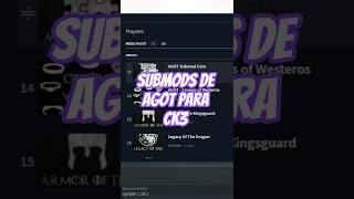 Submods básicos para mejorar tu experiencia en CK3 AGOT #crusaderkings3 #gameofthrones #ck3mods