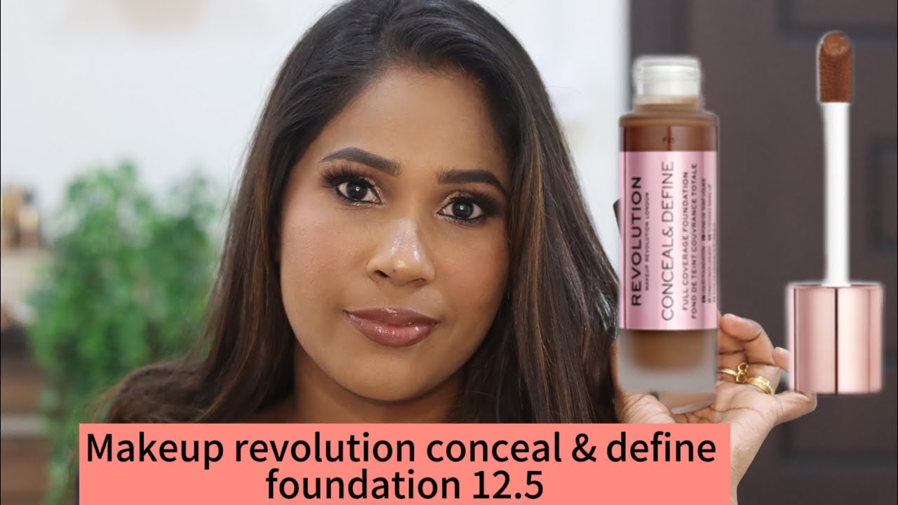 Makeup revolution conceal & define foundation 12.5 for dusky skin