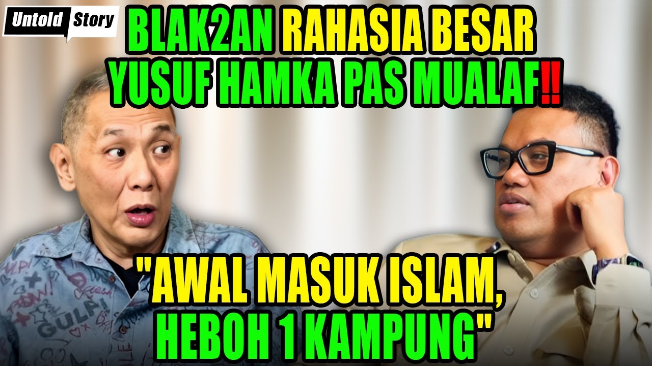 YUSUF HAMKA BONGKAR RAHASIA BESAR JD MUALAF‼️BANYAK KEJADIAN SPIRITUAL YG DIALAMI
