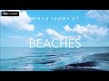 Many types of beaches 4k ultrarelaxing musicearth from abovebeaches ocean paradiselike 4k