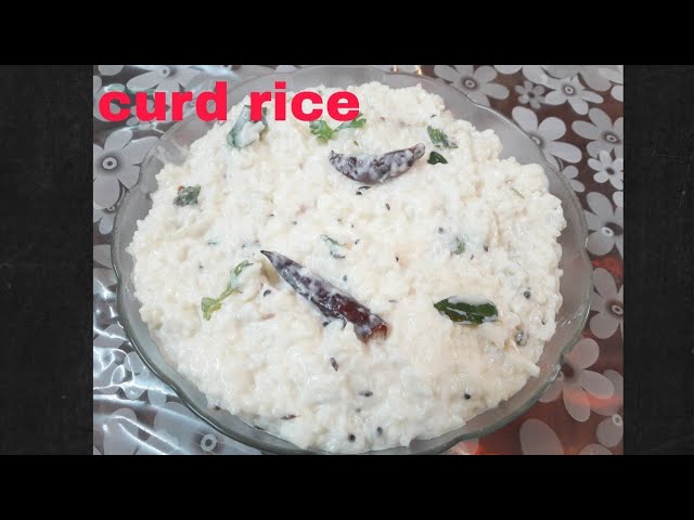 सिर्फ 5 मिनट में बनायें होटल से भी अधिक स्वाद बाला दही चावल| Curd rice receipe-how to make curd rice | Food Kitchen Lab