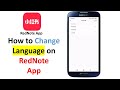 How to Change Language on RedNote App