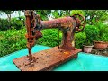 Restoration   Sewing machine SIMANCO Rusty - Repair Sewing machine old