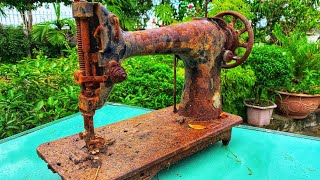 Restoration   Sewing machine SIMANCO Rusty  Repair Sewing machine old