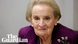 Madeleine Albright hailed as a trailblazer by colleagues