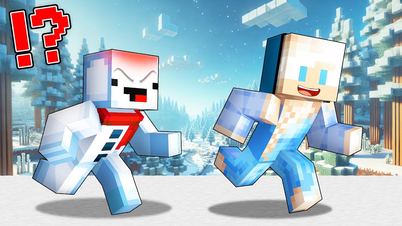 Frozen ELSA Speedruner vs OLAF Hunter - JJ and Mikey in Minecraft Maizen!