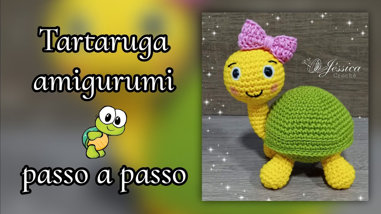 Tartaruga em amigurumi ♡ #passoapasso