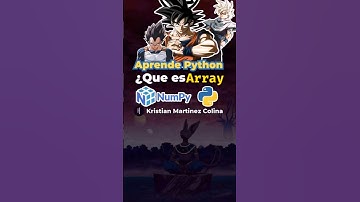 ¿Que es un array en Numpy?  #numpy #