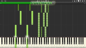 F-Zero - Mute City Theme Piano Tutorial Synthesia