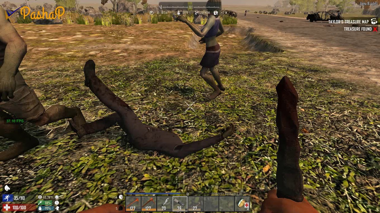 Starvation, Паша, Alpha, Survival, выживание, Паша Платонов, 7 days to die,...