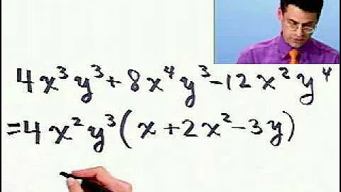 Factoring Using the Greatest Common Factor from Thinkwell College Algebra