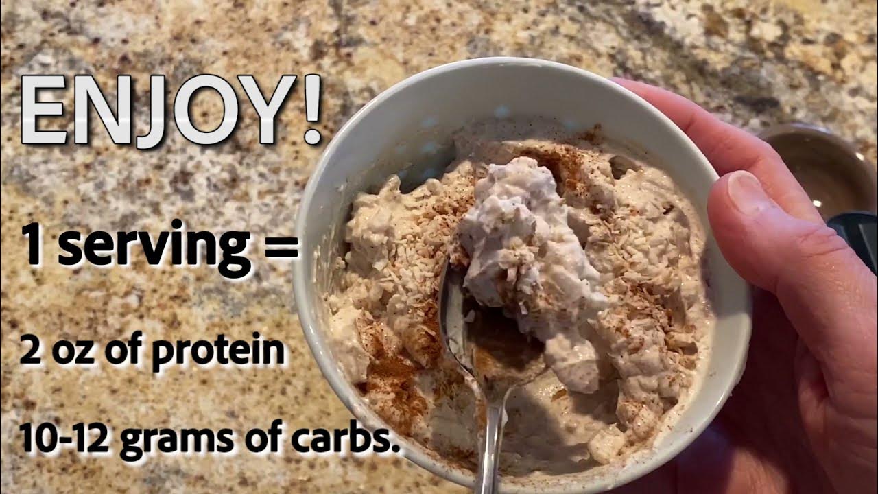 Low Carb High Protein Rice Pudding YouTube