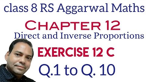 Exercise 12C Class 8 RS Aggarwal Maths
