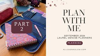 Plan With Me | September 2026 in My Laurel Denise Planners (Rose & Jo)