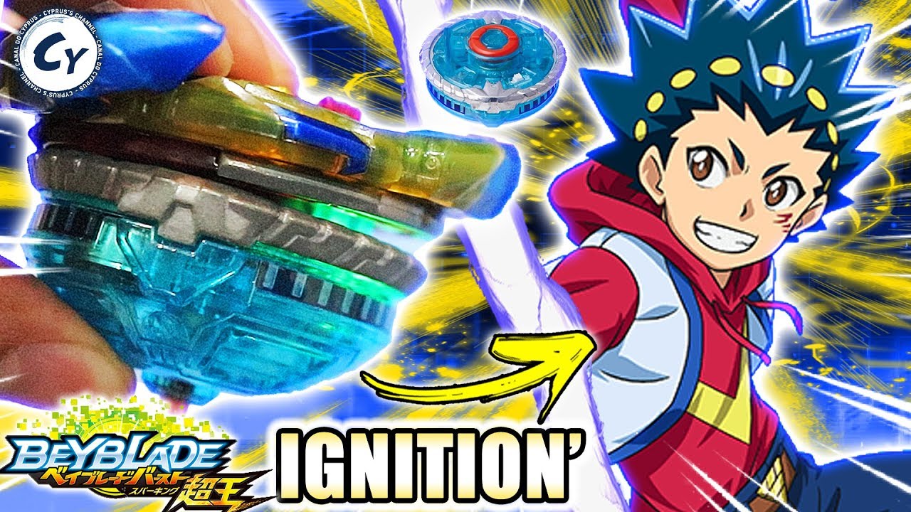 ⚡BRAVE VALKYRIE ELÉTRICO C/ IGNITION'! BEYBLADE BURST SPARKING SUPER