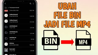 Cara Mengubah Format File BIN Menjadi MP4
