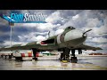 Part 1  a simming experience like no other  just flight avro vulcan  preview flight  msfs