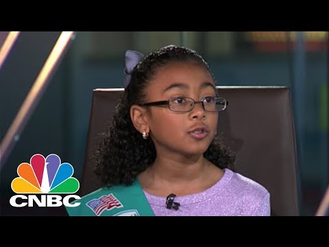 One Smart Cookie!  9-Year Old Girl Scout Uses Tech Smarts To Capture Top Sales Spot | CNBC