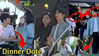 Kim Soo Hyun and kim ji won seen together in a private Restaurant After Bulgaria events