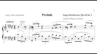 Sergei Bortkievicz: Prelude, Op.66/1