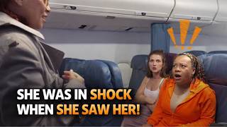 This woman planned a fantastic surprise for her sister in the middle of a flight!!🧐🧐