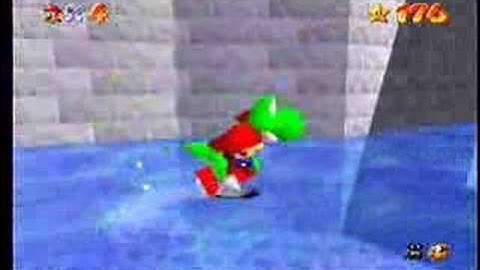 Gameshark code: Mario rides Yoshi in Super Mario 64
