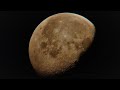 The moon through Celestron AstroMaster 130 EQ
