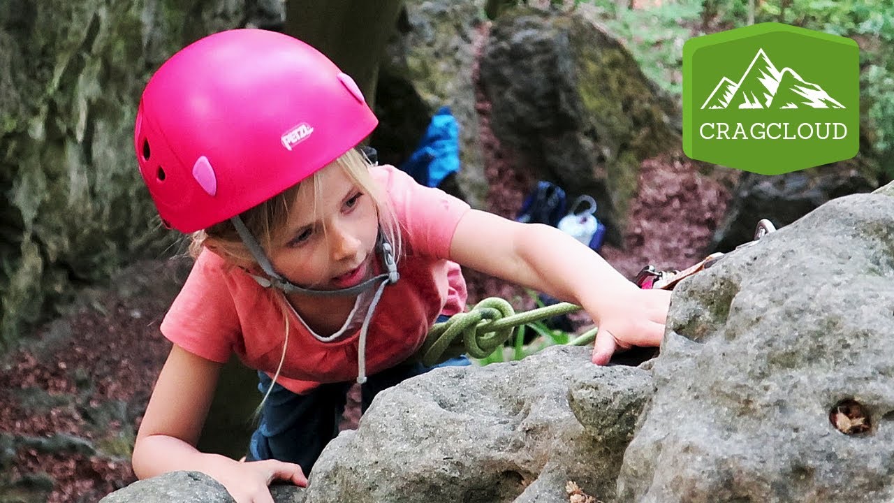 Awesome kids rock climbing in northern Germany YouTube
