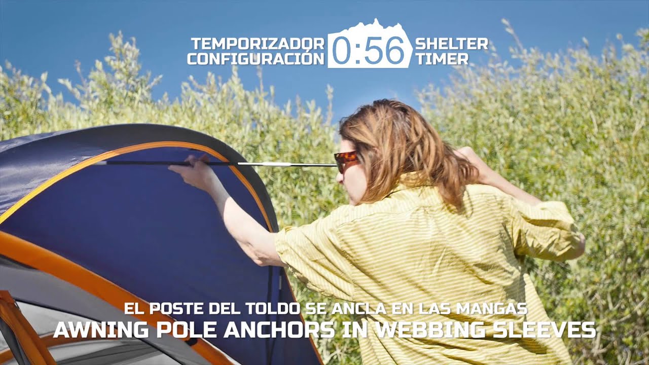 Timber Ridge Tents 14' x 8' Dome Tent Setup