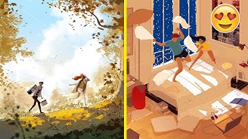 Husband Illustrates Everyday Life With His Wife, Proves Love Is In The Little Things