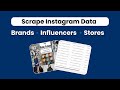 How to scrape from Instagram with PhantomBuster