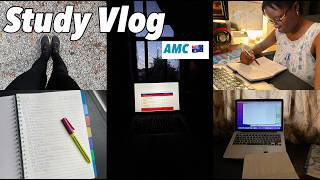 STUDY VLOG - Productive days in my life studying for AMC MCQ exam, how I plan my study, 4am mornings