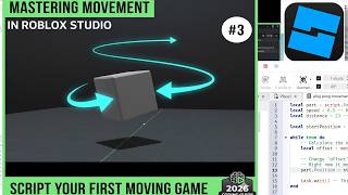 Roblox Studio Tutorial for Beginners,How to Script For Objects Movements First Game Tutorial #3