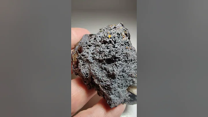 Iridescent Turgite on Hematite. Graves Mountain, Georgia.