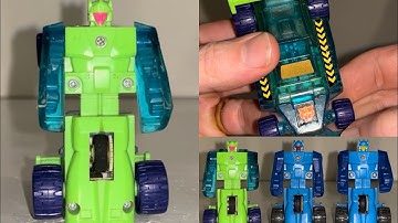 Transformers generation two European exclusive Blaze review Sparkabot sizzle G1 & G2 comparison