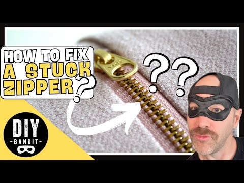 🍒 How to Fix a Stuck, Jammed, or Broken Zipper➔ An Easy DIY Trick!