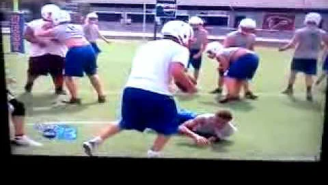 Matthew Givens gets hit hard